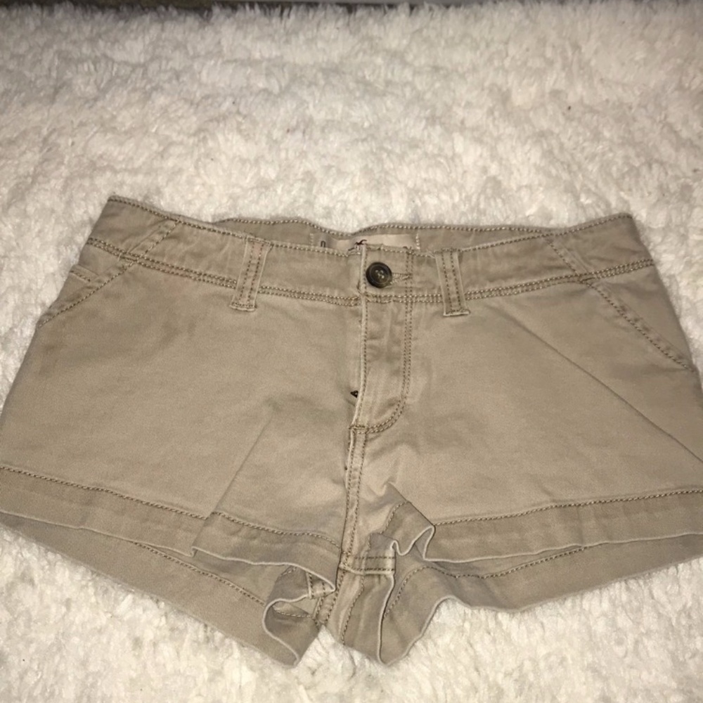Hollister Khaki Shorts Size 0